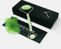Natural Jade Roller with Gua Sha Lymphatic Drainage Tool for Face, Neck Anti-Aging