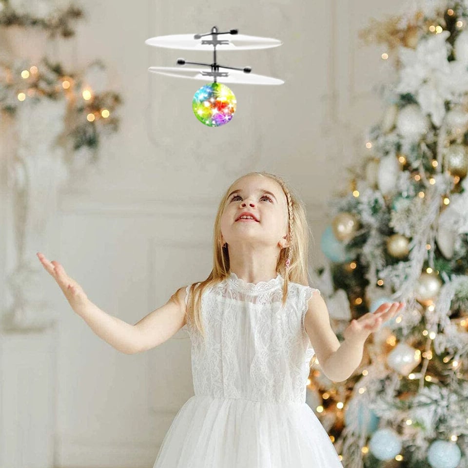 Toys for Boys Flying Ball LED 3 4 5 6 7 8 9 10 11 Year Old Kids Birthday Gifts