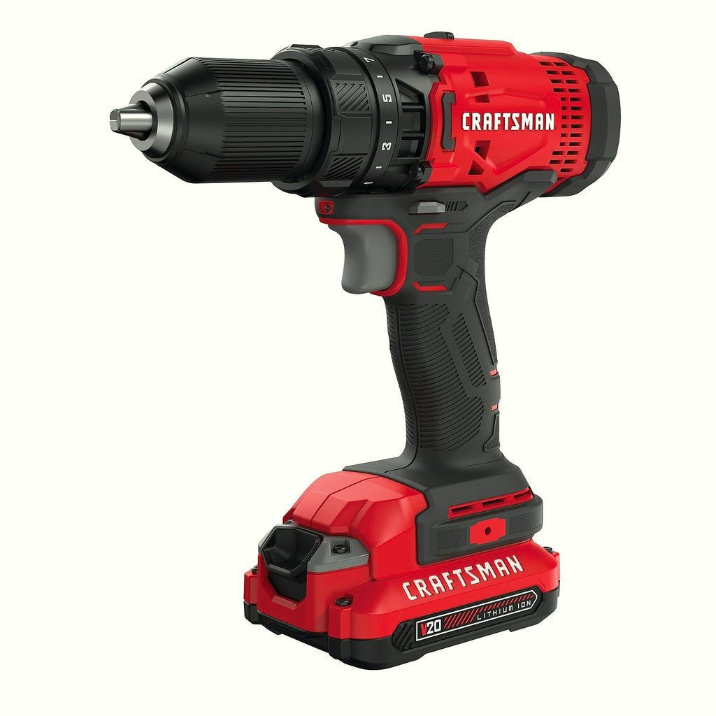 CRAFTSMAN CMCD700C1 V20 Cordless Drill Driver Kit