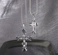 Dress-Up Vintage Cross Pendant Necklace Men Gothic Style