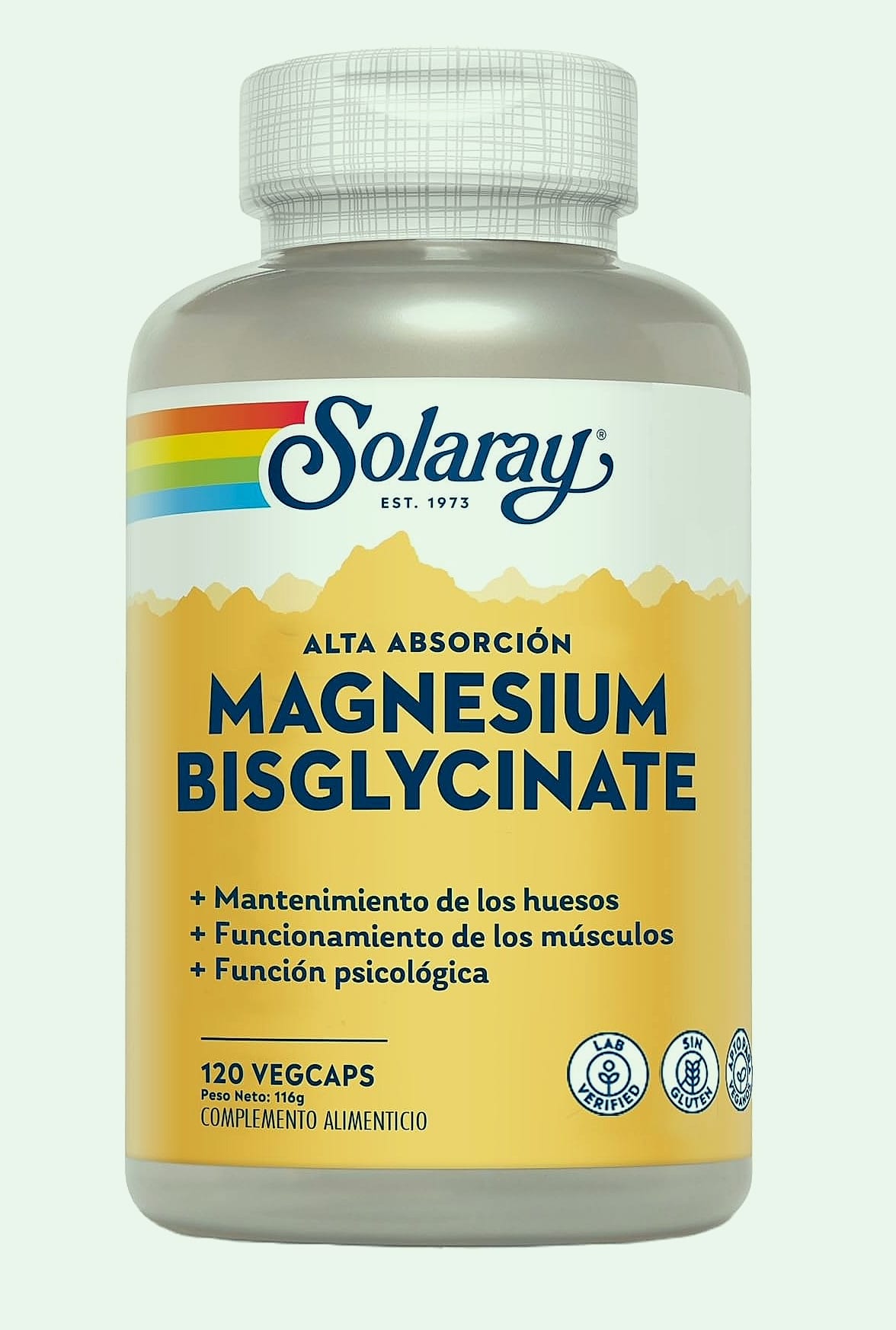 Solaray Magnesium Glycinate 350mg Chelated Capsules