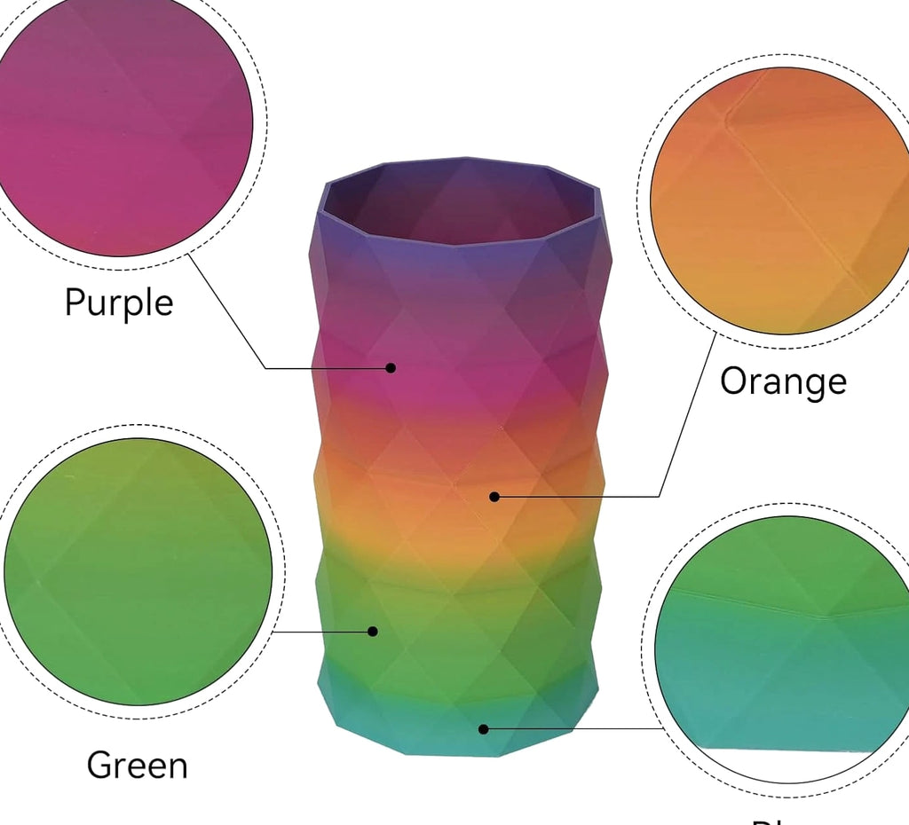 Matte Rainbow PLA 3D Printer Filament, 10 Rolls,1Kg Spool(2.2Lbs) 1.75Mm 3D Prin