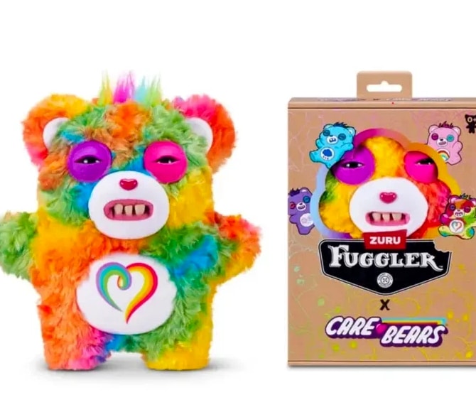 Fuggler × Care Bears ZURU Plush – COMPLETE Set of 4 Care Bears Limited Edition