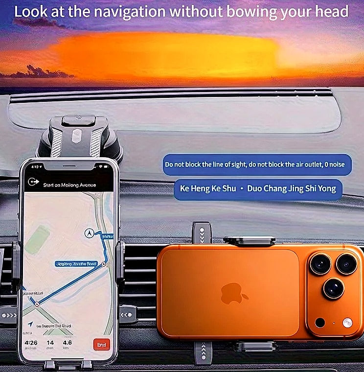 Car Phone Holder Nano Silicone 360° Rotation Dashboard Mount