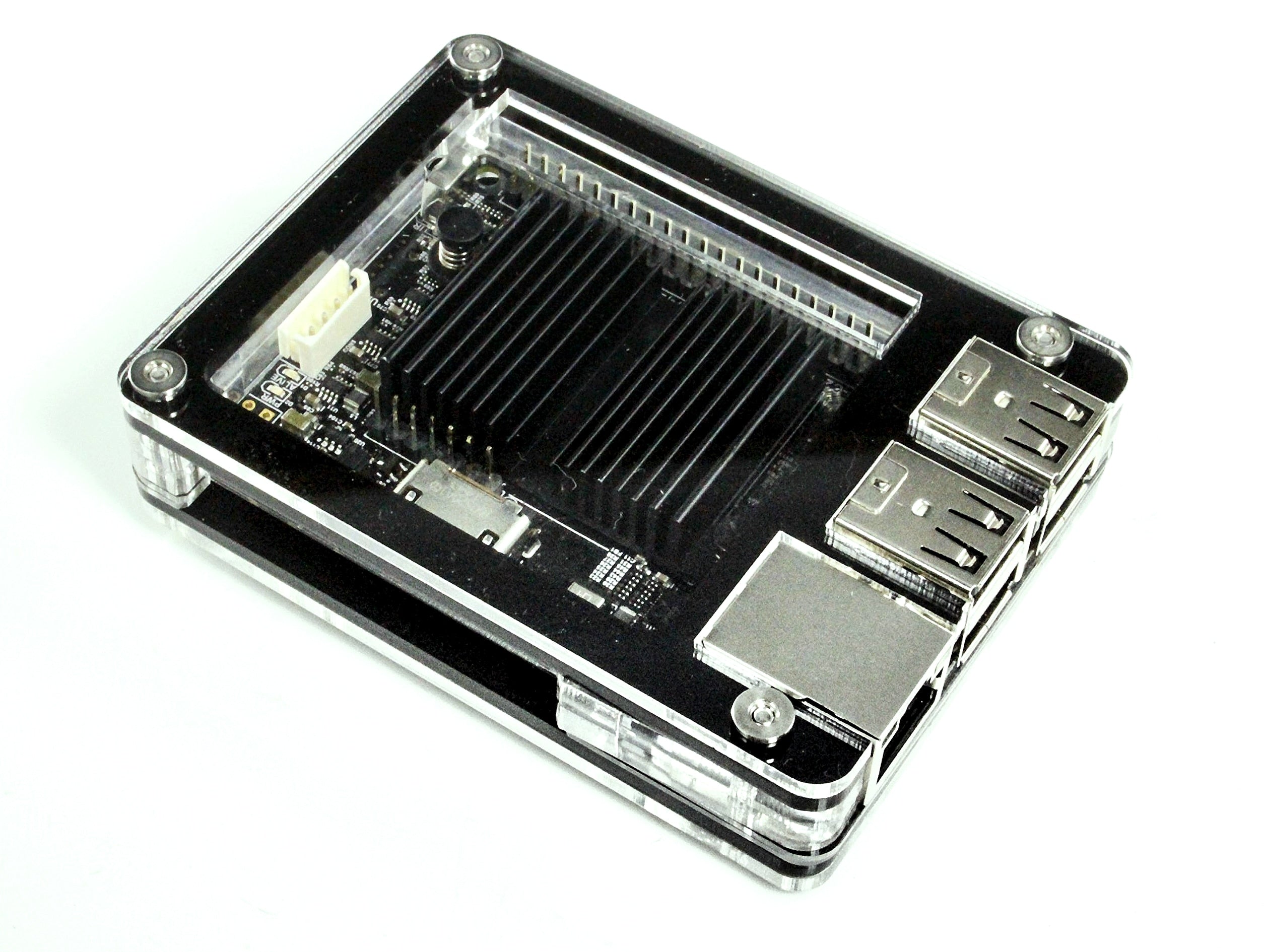 C4Labs Zebra Case for ODROID-C2 REV 0.3 Black Ice