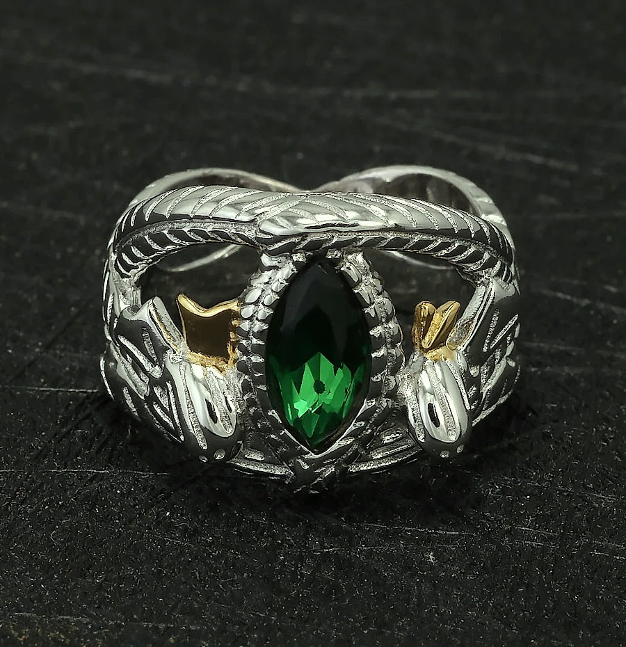 GQTorch 925 Sterling Silver Lord Ring of Barahir