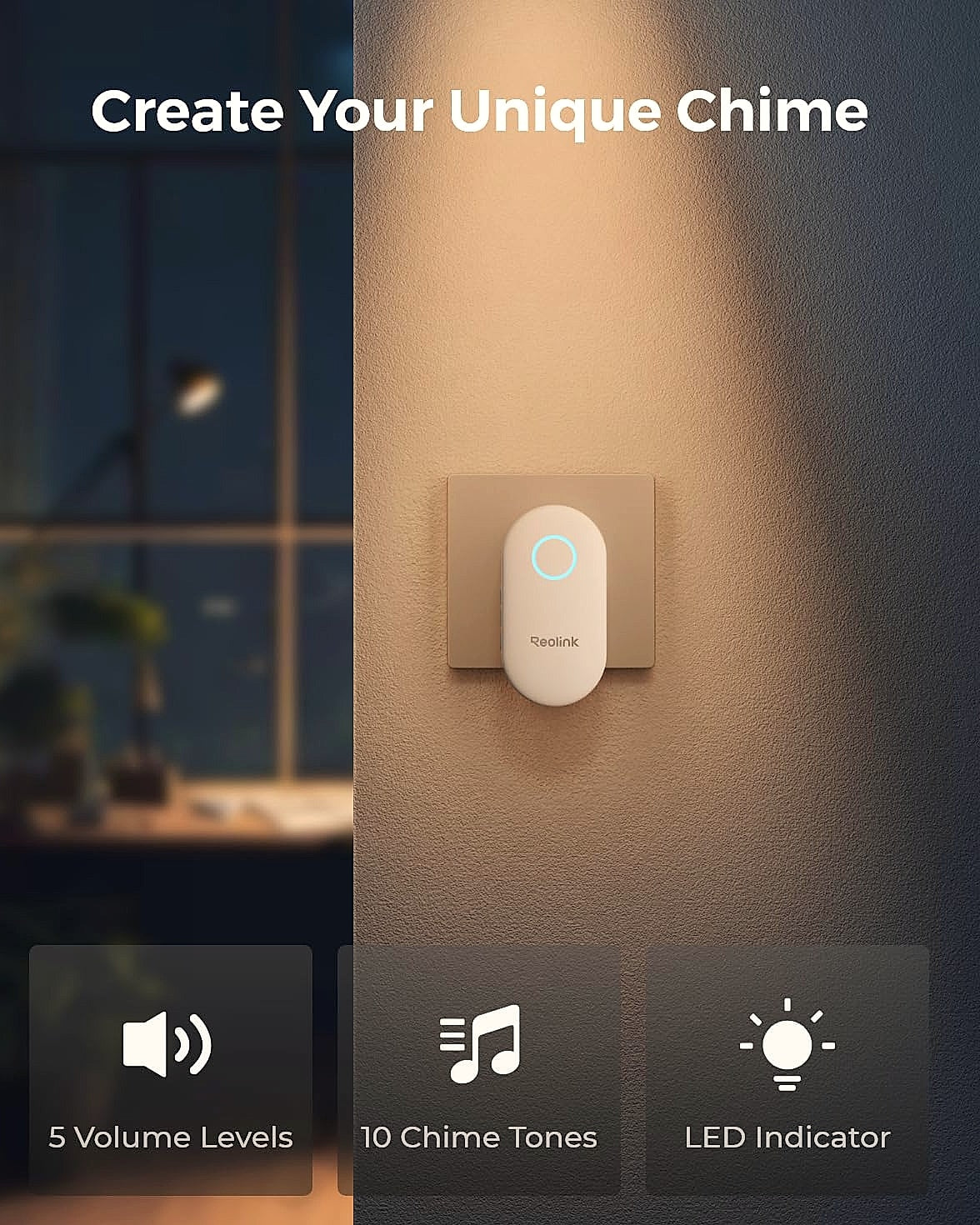 Reolink Video Doorbell Camera with Chime, WiFi