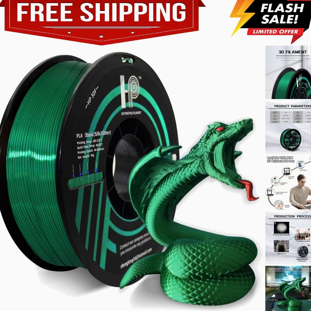 PLA Filament, Silk PLA, 3D Printer Filament, PLA Filament 1.75mm Dimensional ...