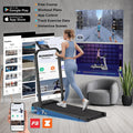 New 5 % lncline Walking Pad，4-in-1 Walking Pad Treadmill With vibration mode