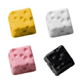 Handmade Cheese Themed Resin Keycap for Crossed Stem Mechanical Keyboards