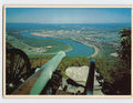 Postcard Garrity's Alabama Battery Cannon Overlooking Chattanooga Tennessee USA