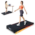 Walking Pad Treadmill 2.5HP 8° Incline LED Black Gray