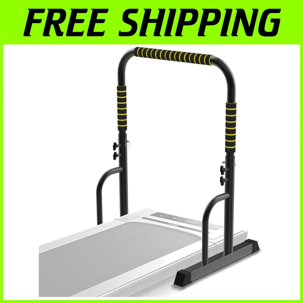 Adjustable Walking Pad Handle - Black/Yellow=