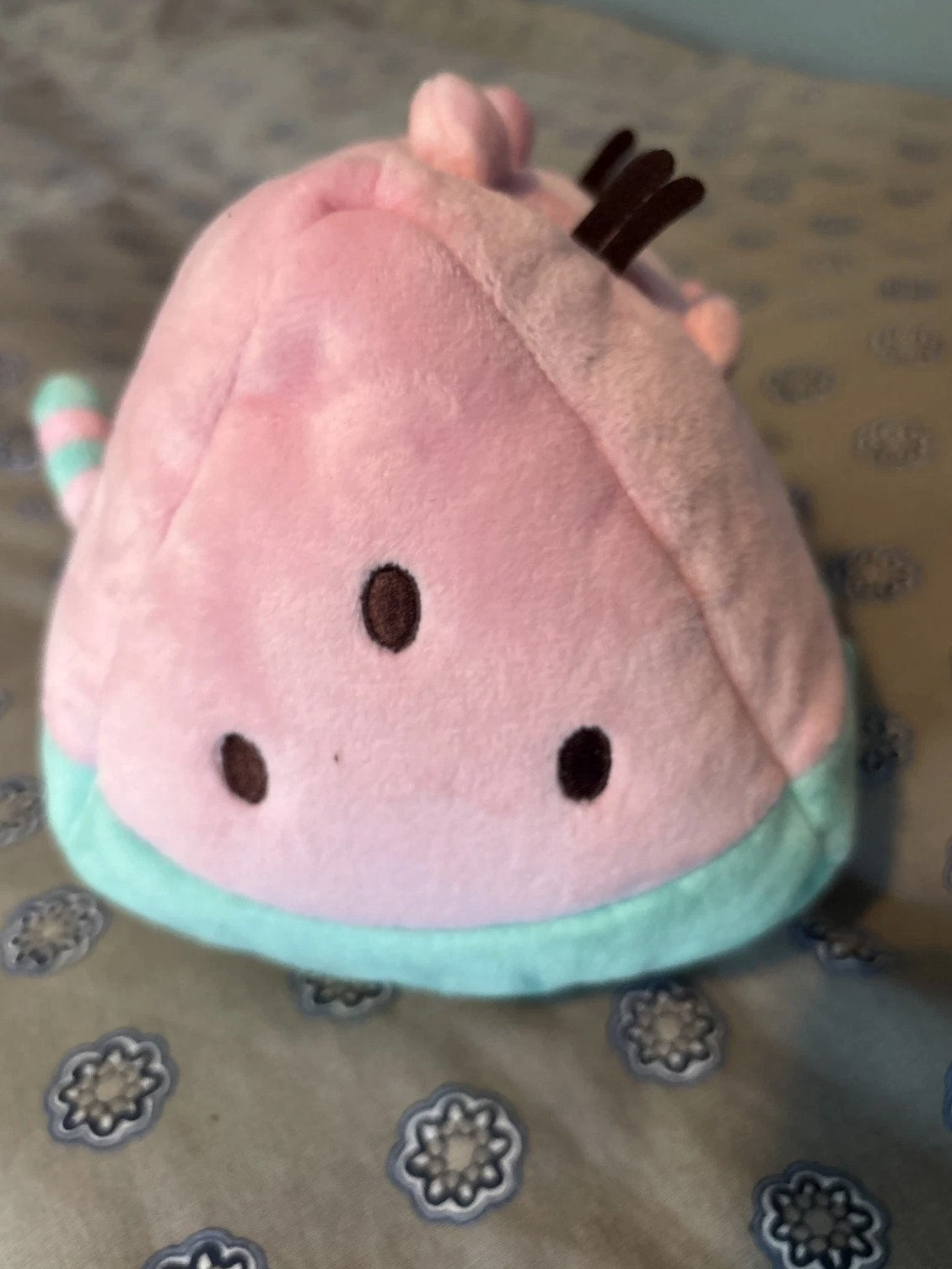 GUND 9316 Pusheen Watermelon Cat Stuffed Animal Plush 6"