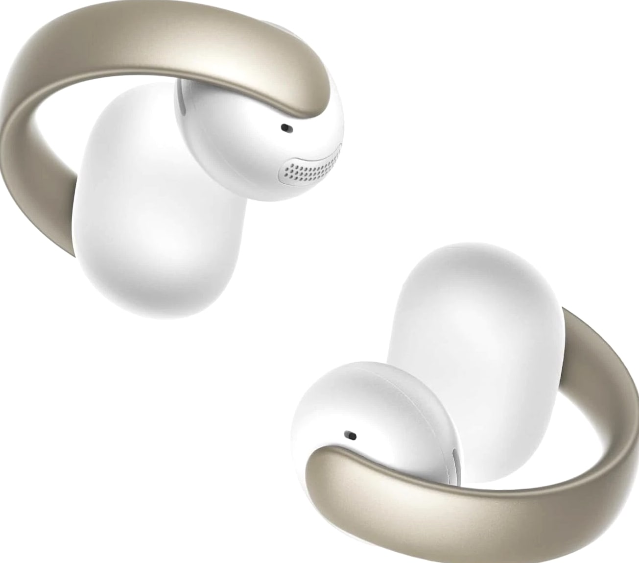 Soundcore AeroClip Open-Ear Earbuds Clip-On Headphones 4 Mic AI-Boost Clear Call