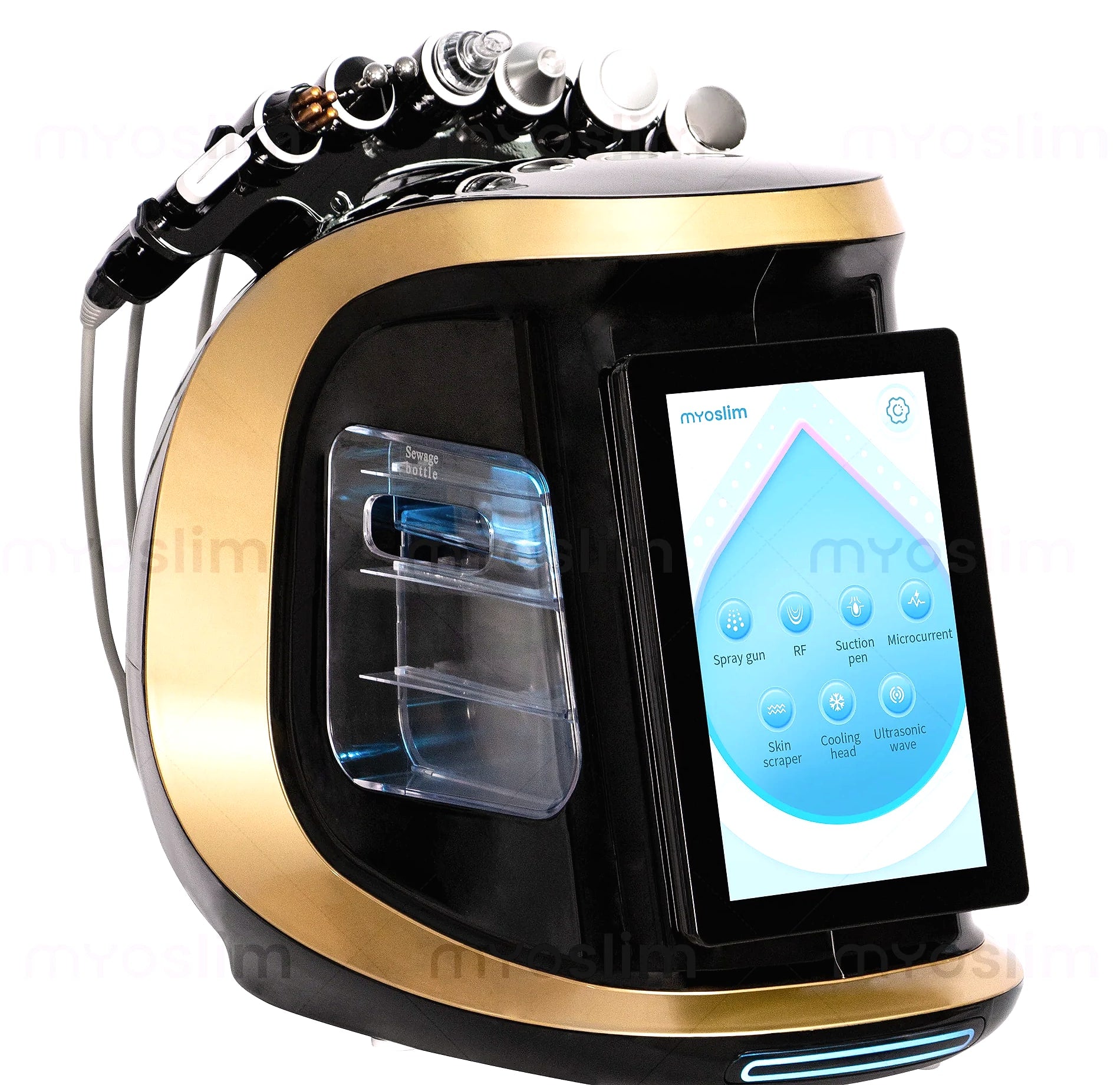 Myoslim 7-in-1 Hydra Dermabrasion Machine Aqua Peeling