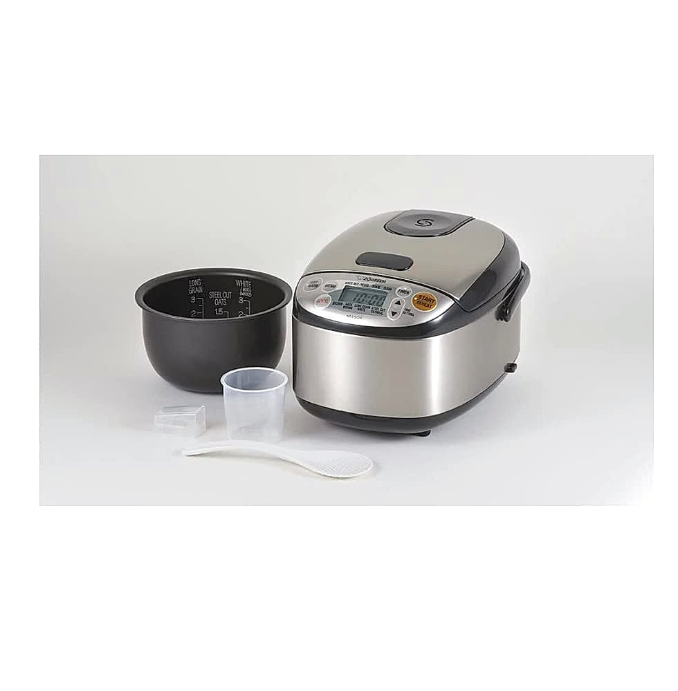 Zojirushi Micom 3-Cup Rice Cooker with Steel-Cut Oatmeal Setting
