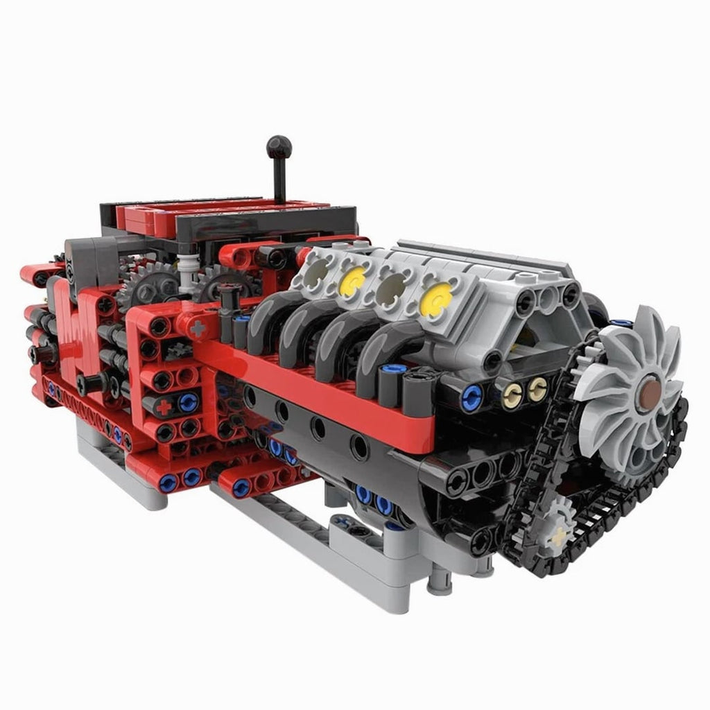 Manual 8-Speed Gearbox with Power Functions 685 Pcs Technic Model