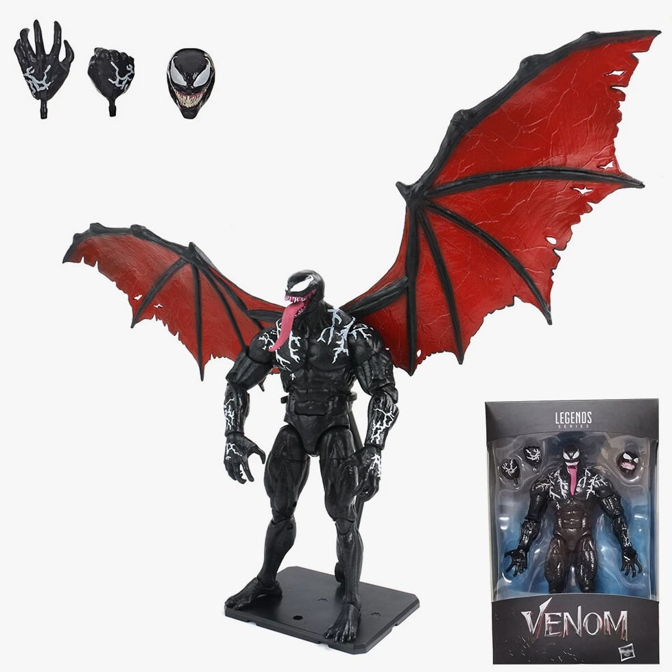 7 inch Venom Carnage Action Figure Venom Wing Collectible Model Toy PVC Boxed US