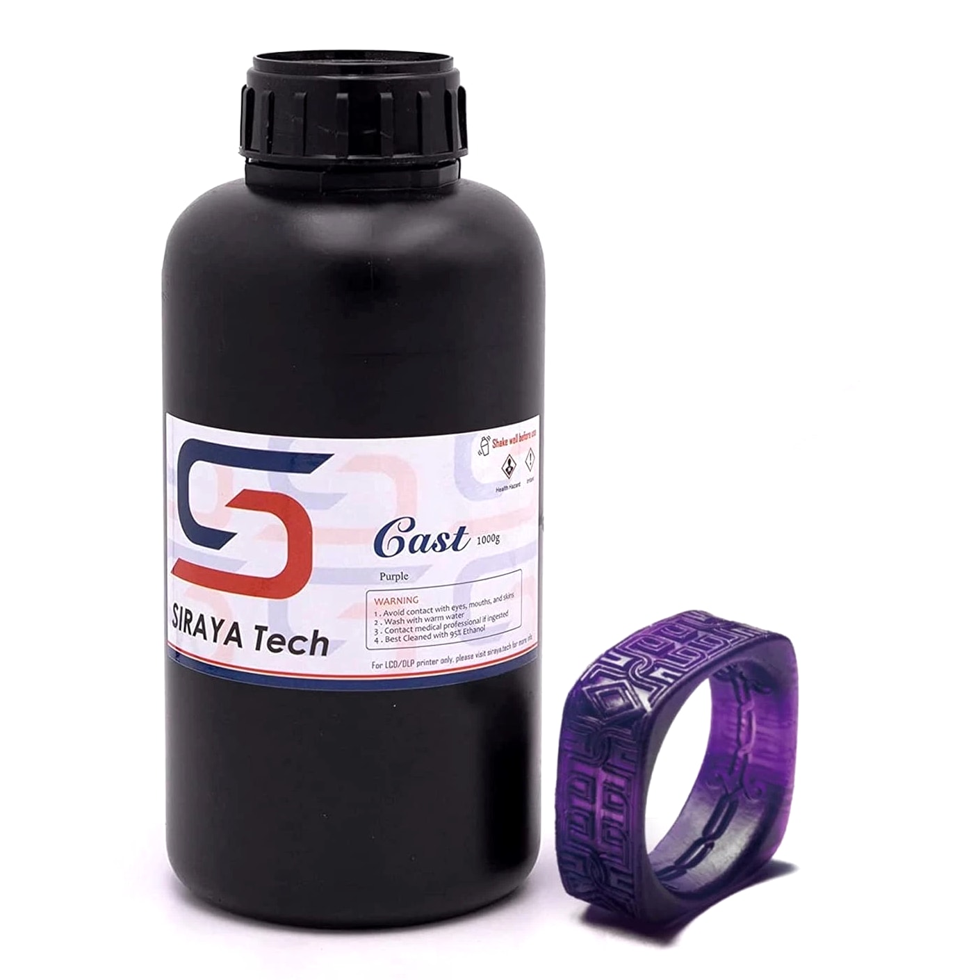 Cast 3D Printer Resin Easy to Print Use and Burn High Resolution Castable 405nm