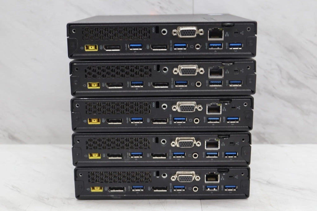 5 LOT Lenovo ThinkCentre M900 Mini PC Computer i5-6500T 2.50GHz 8GB with Power Adapter