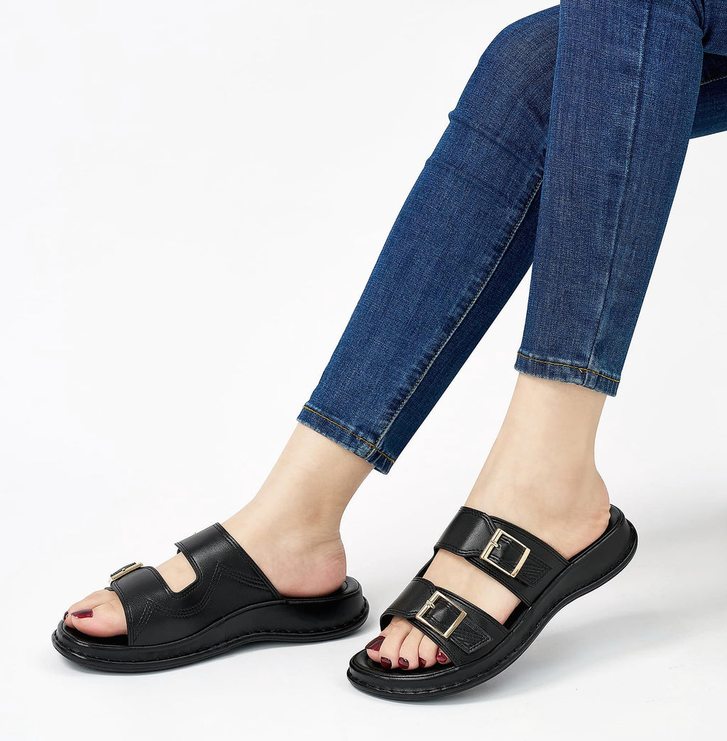 Aomigoct Women's Dressy Summer Sandals Comfortable Walking