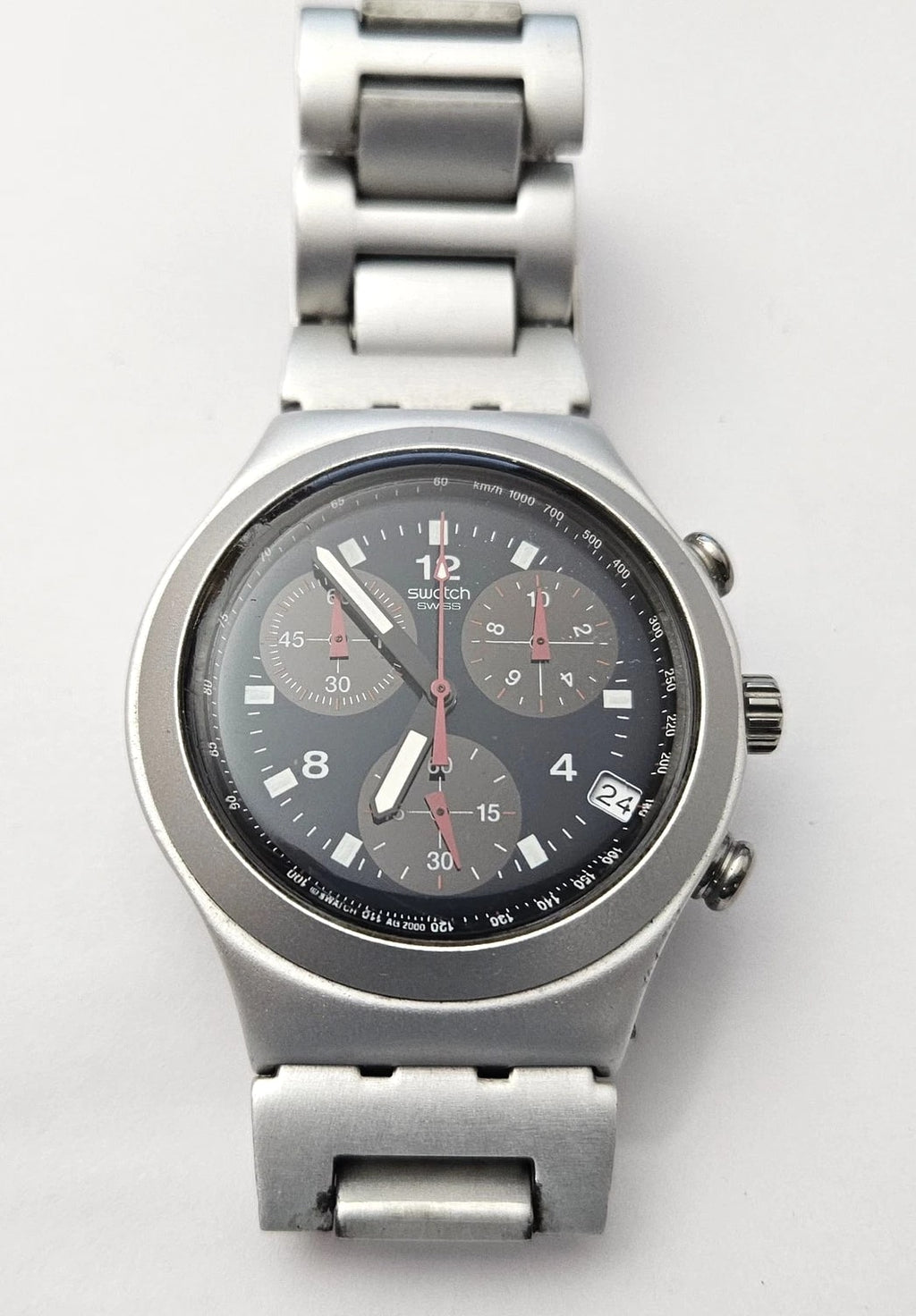 2001 Swatch Irony Chrono - YCS4015AG - Mighty - Lightly Used-