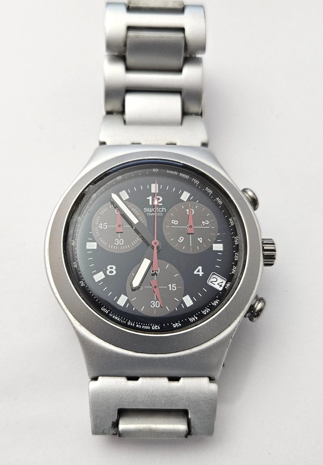 2001 Swatch Irony Chrono - YCS4015AG - Mighty - Lightly Used-