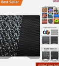3D Printer Build Plate PET PEO Double Sided Textured Steel Sheet for Creality Hi