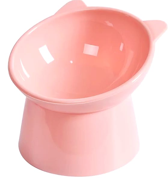AEHOME Cat-Ear Elevated Pet Bowl Feeder for Cats