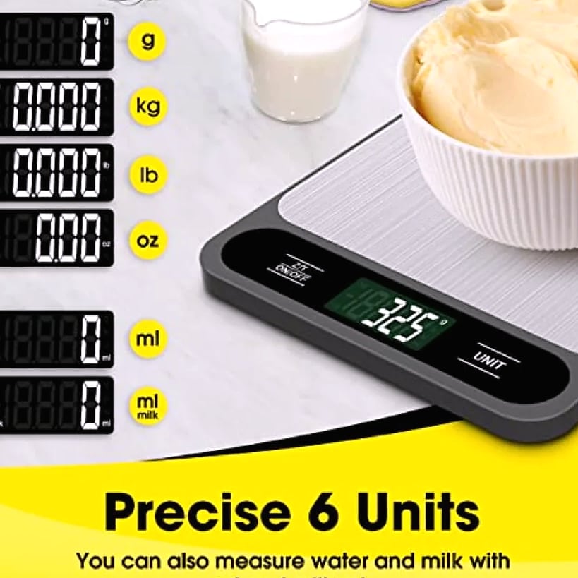Digital Kitchen Scale 10kg 22lb with Tare Function