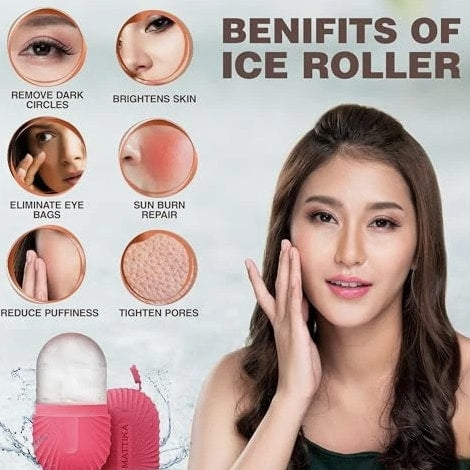 Ice Roller for Face & Eye - Glow Natural Skincare Face Ice Roller
