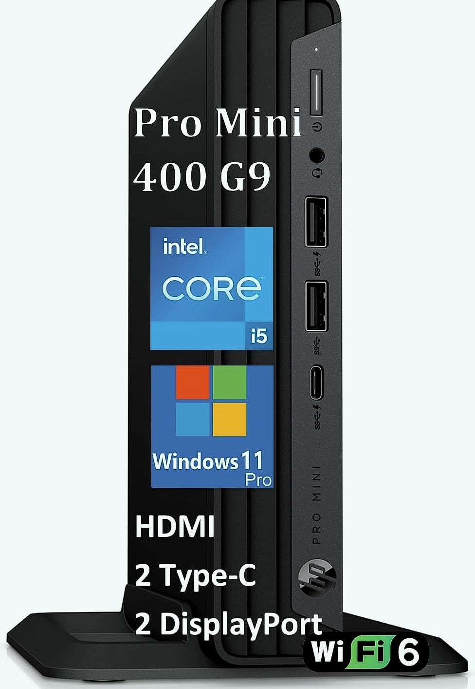 HP 2026 Mini Desktop PC Intel i5-12500T 16GB RAM 512GB SSD