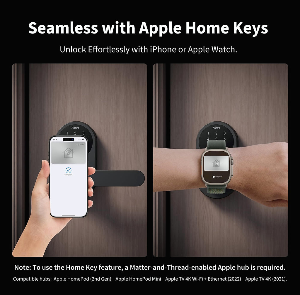 Aqara U300 Smart Lock with Fingerprint and Apple Home Keys
