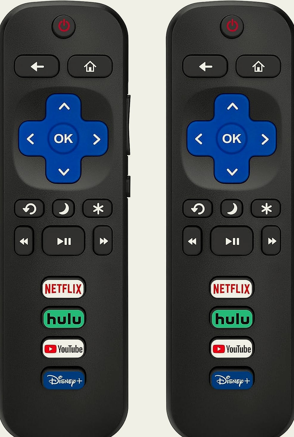 Acoyer Replacement Remote Control for Roku TV, 2-Pack