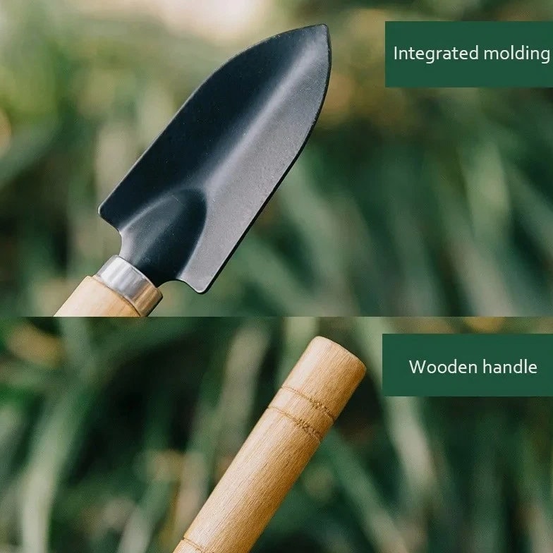 3Pcs Mini Garden Tool Set Indoor Plant Tools Shovel Rake Spade for Potting