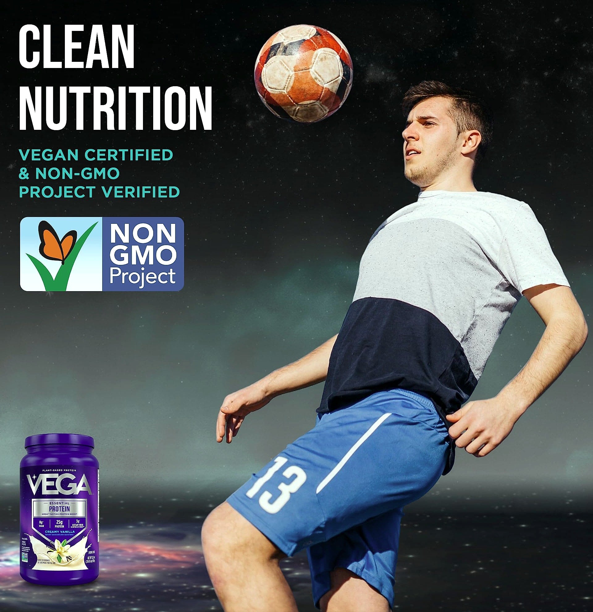 Vega Essential Protein Powder 25g Plant Based Vanilla