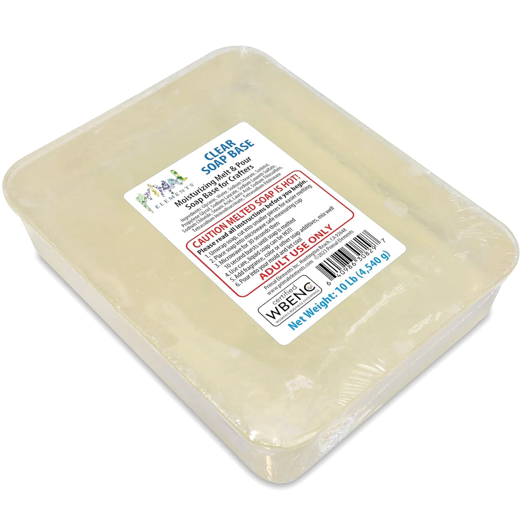 Clear Soap Base - Moisturizing Melt and Pour Glycerin Base for Crafting