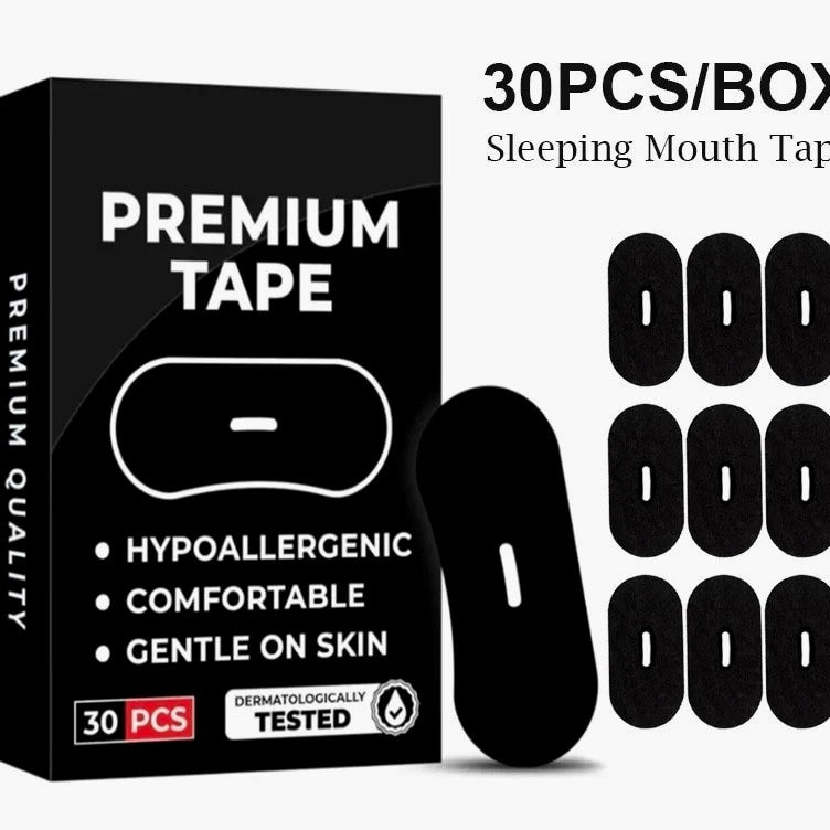 30 Pcs Anti Snore Mouth Breathing Tape For Better Sleep Nights Nasal Strips