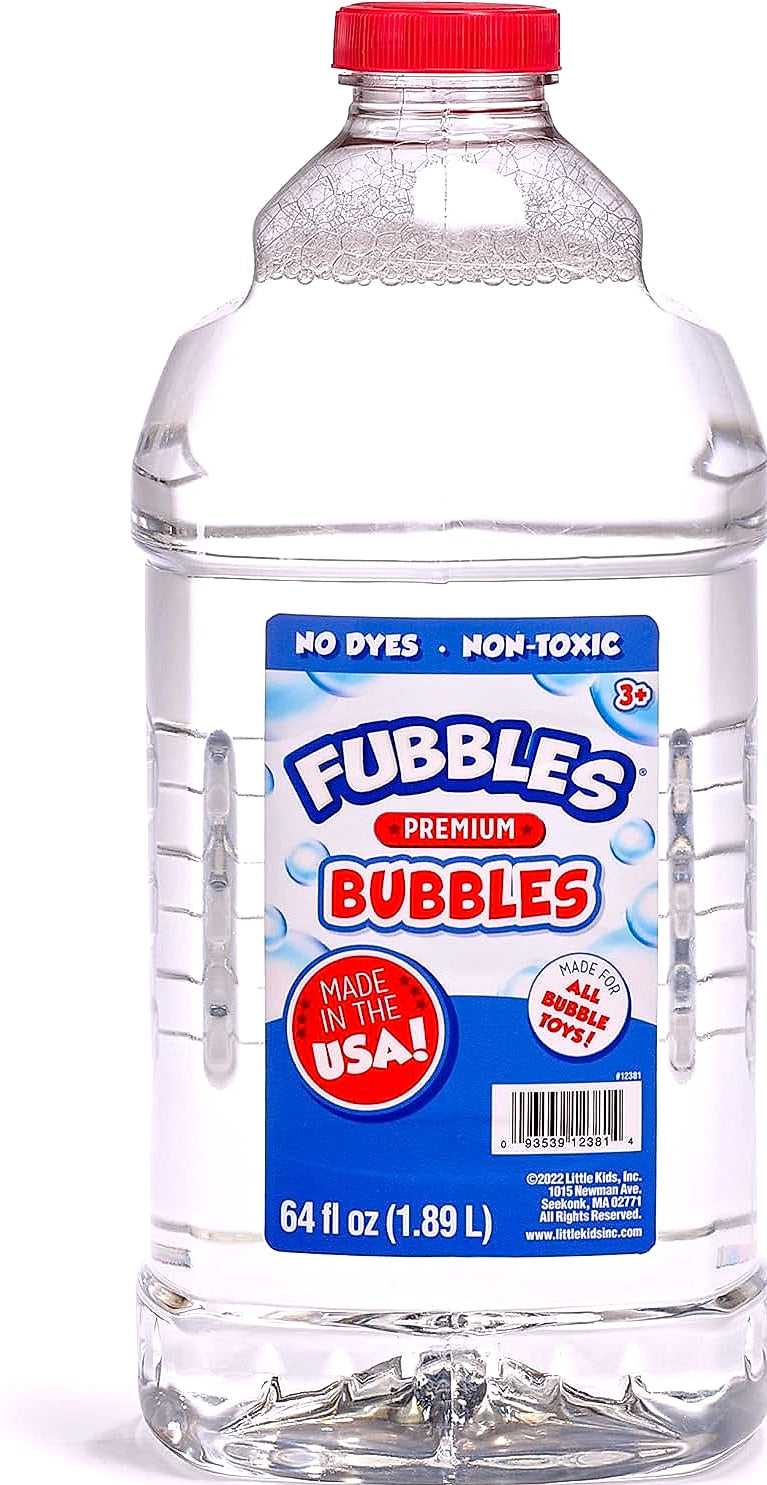 Little Kids Fubbles 64oz Bubble Solution Refill