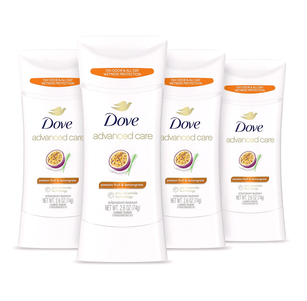 Dove Advanced Care Cool Essentials Antiperspirant Deodorant, 4 Pack