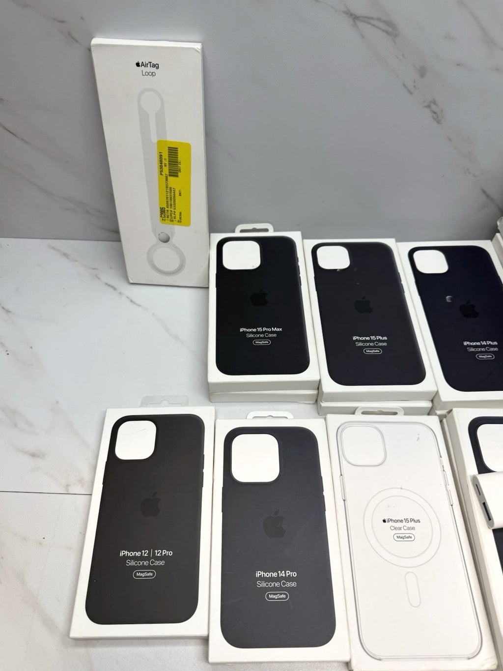 Lot of 44 iPhone Cases, Chargers and Accessories open box and used items