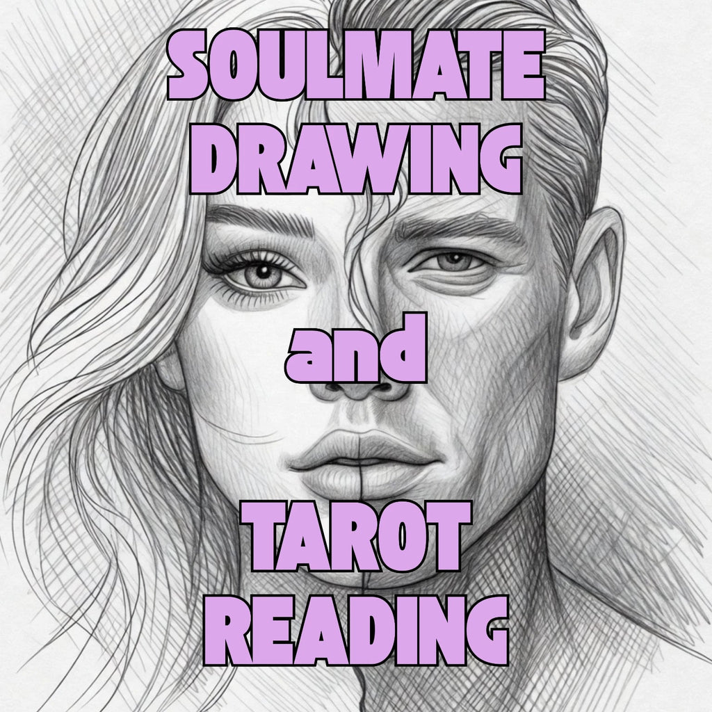 Soulmate Drawing and Psychic Tarot Love Reading, Detailed Future Partner