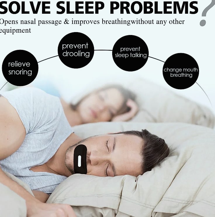 Mouth Tape Sleep Strip for Snoring Prevention, 10/30/60 Pack