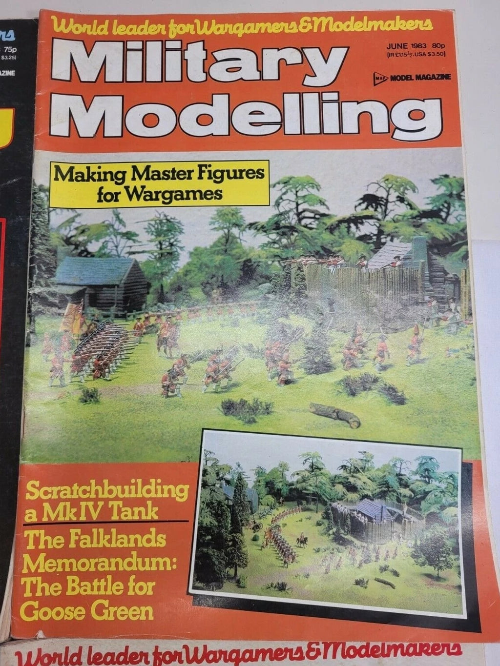 Vintage Military Modelling Magazines 1983 Collection for Wargamers & Model Maker