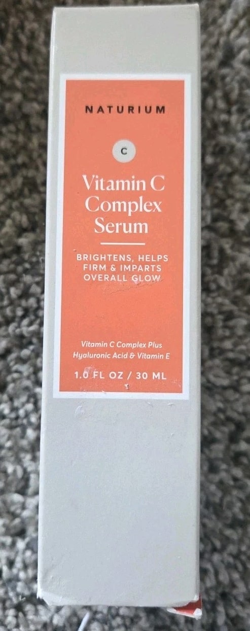 Naturium Vitamin C Complex Facial Serum 1 Oz Brighten & Firm Hyaluronic Acid
