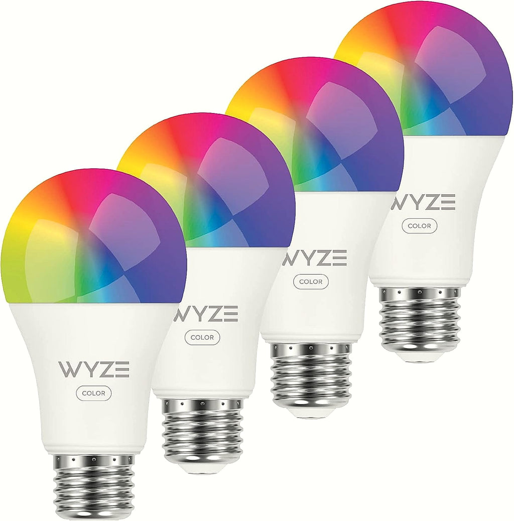 Wyze Bulb Color 4-Pack, 16M Colors & Tunable White