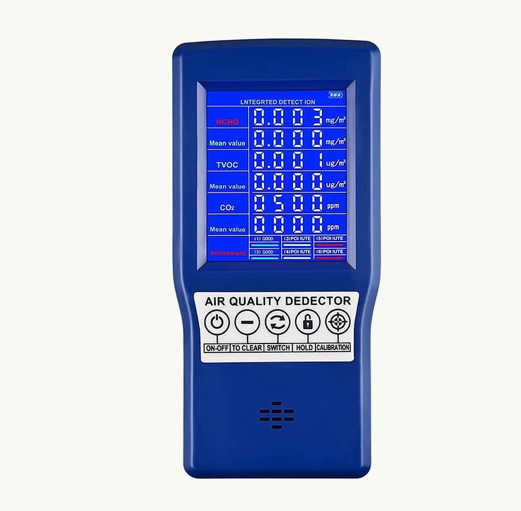 EINVARIOUS Portable CO2 Meter and Air Quality Detector