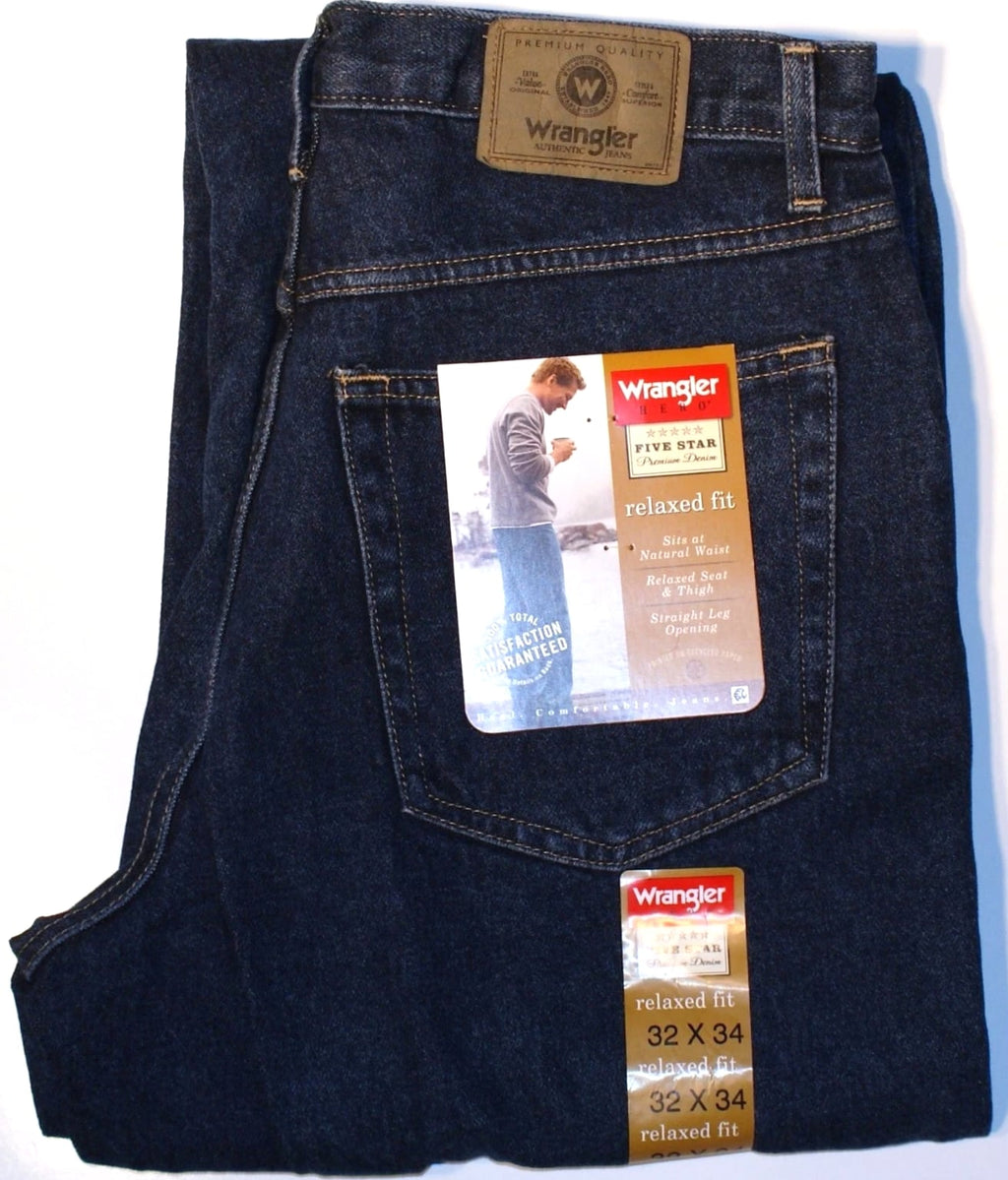 New Wrangler Relaxed Fit Jeans Men's Big and Tall Sizes Four Colors Available