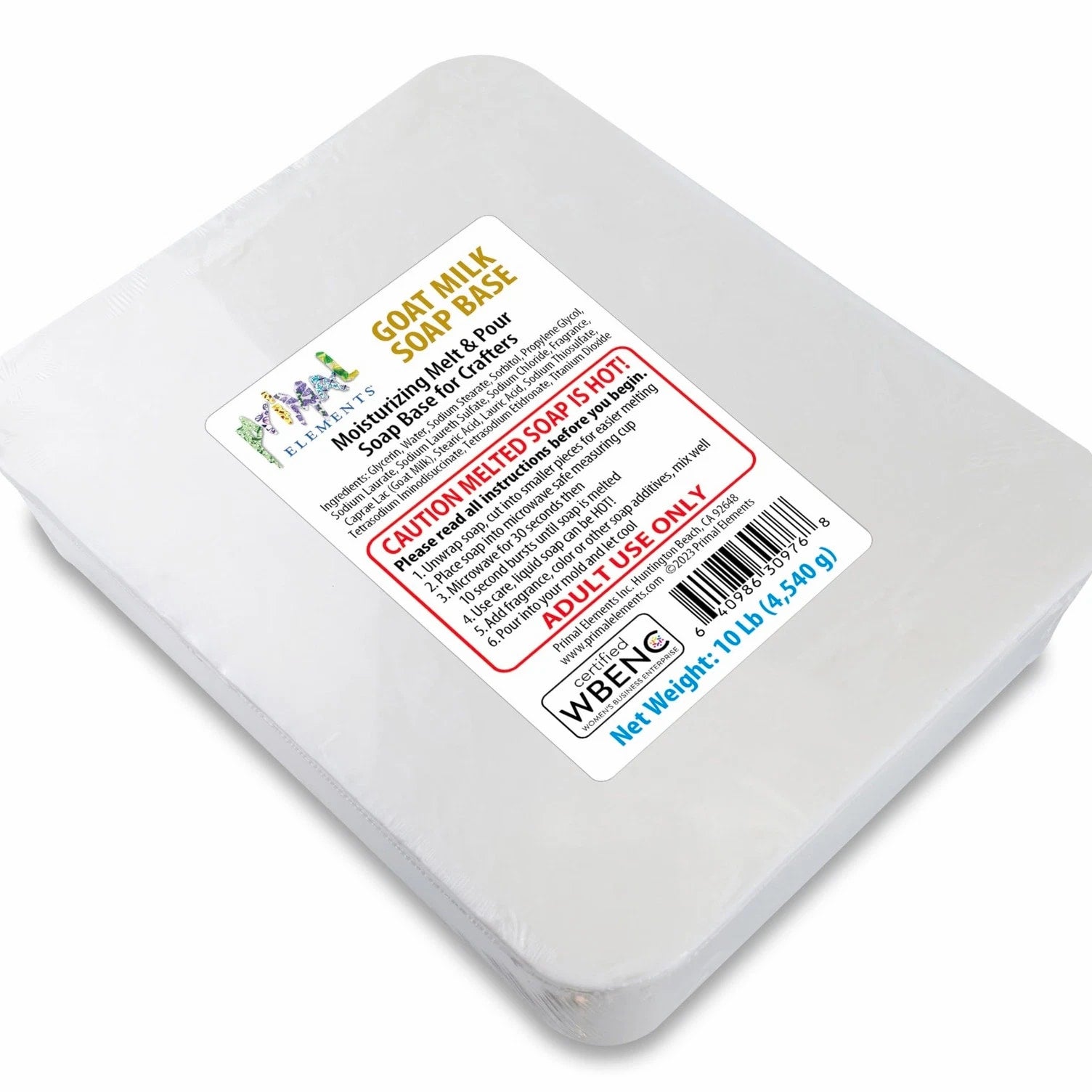 Goat Milk Soap Base - Moisturizing Melt and Pour Glycerin Soap Base for Craft
